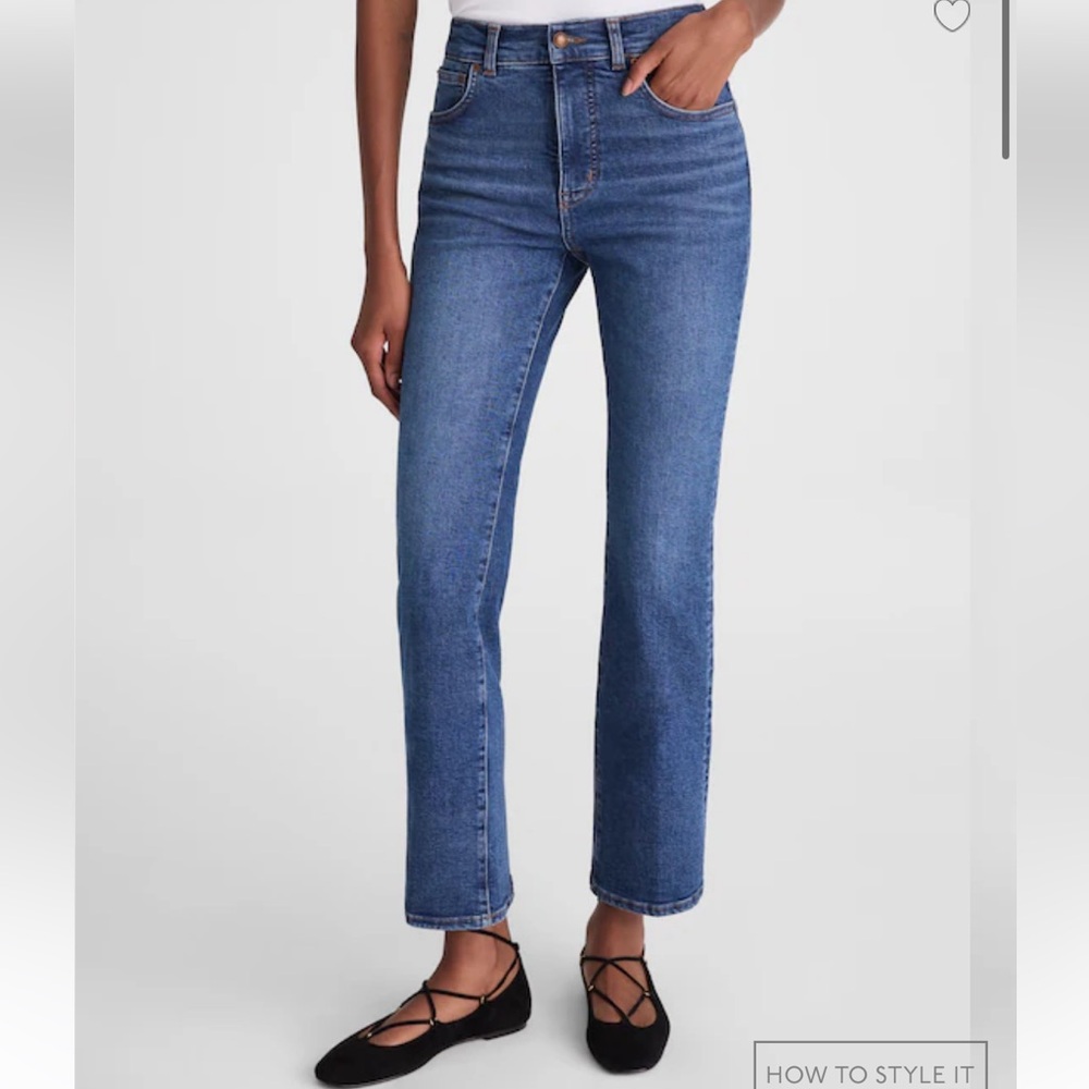 Madewell The Vintage Flare Cropped High-Rise Stretch Jeans, Sz 32 NWT